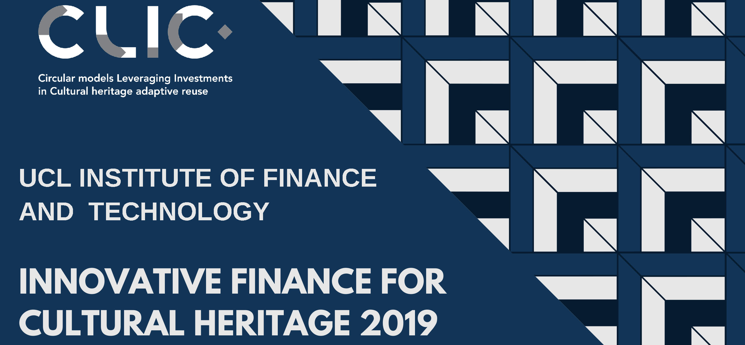 CLIC LabT “Symposium on Innovative Finance for Cultural Heritage 2019”