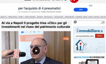 Al via a Napoli il progetto Iriss «Clic» per gli investimenti nel riuso del patrimonio culturale