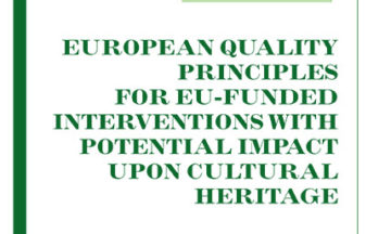 European Quality principles for EU-funded interventions with potential impact upon Cultural Heritage