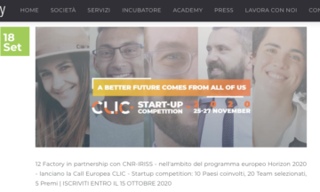 012 Factory – CLIC Startup Competition