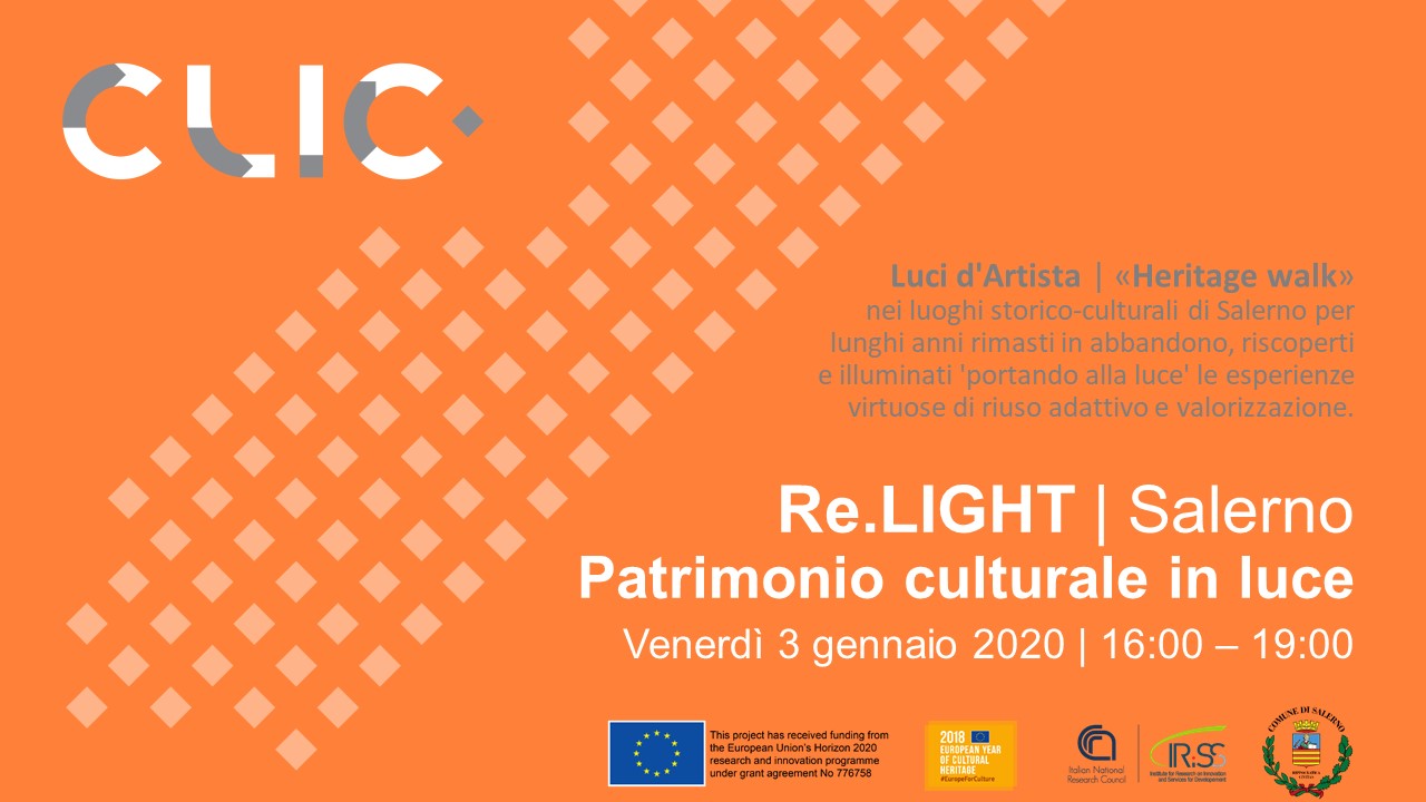 Re.LIGHT | Lights on Cultural Heritage  Guided “rediscovery” of Cultural Heritage in the historic centre of Salerno