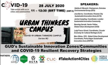 CLIC Participation at UN-Habitat World Urban Campaign COVID-19 Urban Thinkers Campus #3 “GUD’s Sustainable Innovation Zones/Communities and COVID-19 Resilient Recovery Strategies”