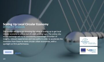 CLIC Participation at URBACT Resourceful Cities programme – City2City session on “Scaling up the local circular economy”