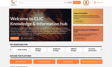 Opportunities of cultural heritage adaptive reuse from European cities and regions: CLIC Knowledge & Information Hub